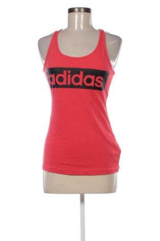 Damen Sporttop Adidas, Größe S, Farbe Rot, Preis 13,01 €