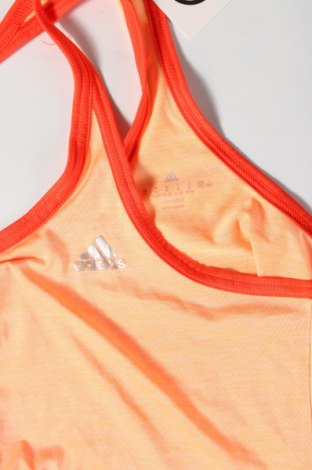 Damen Sporttop Adidas, Größe M, Farbe Orange, Preis € 13,01