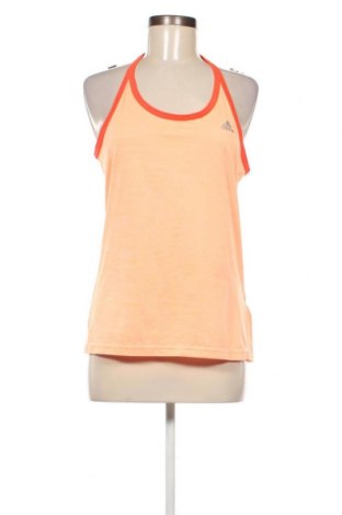 Damen Sporttop Adidas, Größe M, Farbe Orange, Preis 11,83 €