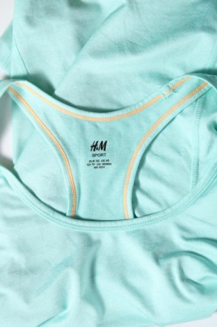 Γυναίκειο αθλητικό τοπ H&M Sport, Μέγεθος XS, Χρώμα Πράσινο, Τιμή 9,28 €