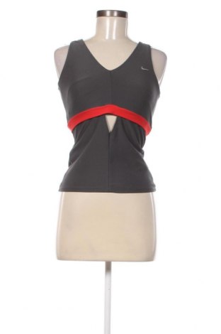 Γυναίκειο αθλητικό τοπ Nike, Μέγεθος M, Χρώμα Γκρί, Τιμή 10,76 €