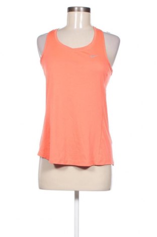 Damen Sporttop Nike, Größe M, Farbe Orange, Preis 23,66 €