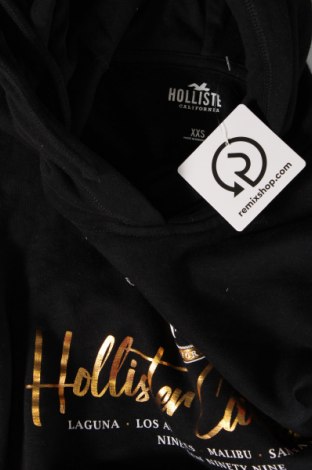Γυναικείο φούτερ Hollister, Μέγεθος XXS, Χρώμα Μαύρο, Τιμή 12,68 €