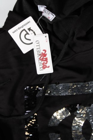 Дамски суичър Portobello Punk, Размер S, Цвят Черен, Цена 21,60 лв.