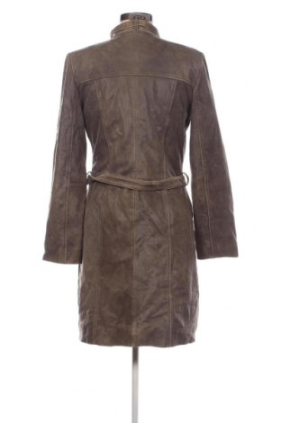 Δερμάτινο γυναικείο παλτό, Μέγεθος M, Χρώμα Πράσινο, Τιμή 65,52 €