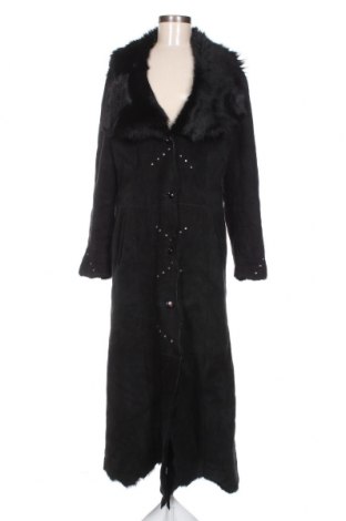 Δερμάτινο γυναικείο παλτό, Μέγεθος L, Χρώμα Μαύρο, Τιμή 66,19 €