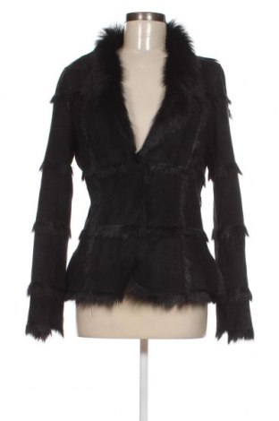 Δερμάτινο γυναικείο παλτό, Μέγεθος M, Χρώμα Μαύρο, Τιμή 57,15 €