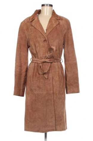 Δερμάτινο γυναικείο παλτό Ann Llewellyn, Μέγεθος M, Χρώμα Καφέ, Τιμή 60,22 €
