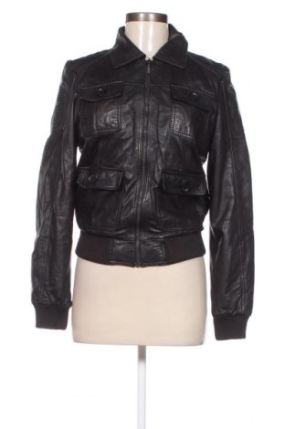 Dámska kožená bunda , Veľkosť M, Farba Čierna, Cena  45,50 €