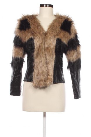 Дамско кожено яке, Размер M, Цвят Черен, Цена 31,85 лв.