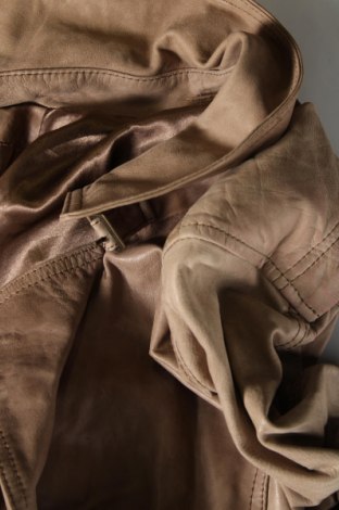 Dámska kožená bunda , Veľkosť L, Farba Béžová, Cena  39,44 €