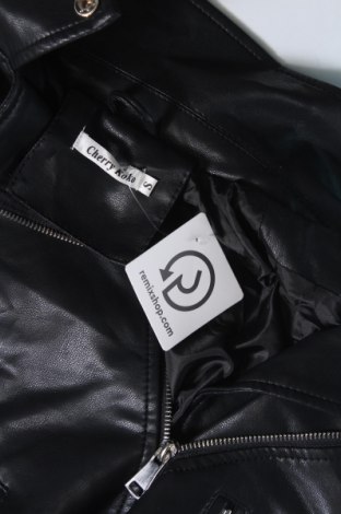 Damen Lederjacke, Größe S, Farbe Schwarz, Preis € 15,35