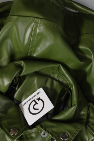 Damen Lederjacke, Größe L, Farbe Grün, Preis 22,17 €