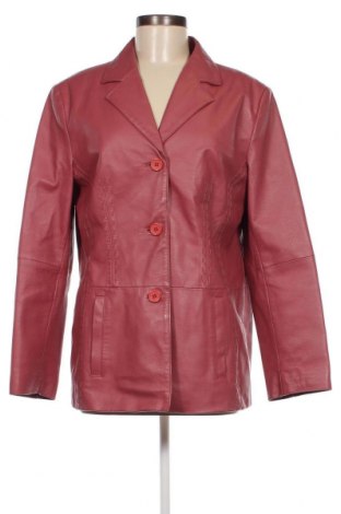 Dámska kožená bunda , Veľkosť L, Farba Ružová, Cena  39,44 €