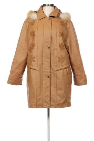 Dámska kožená bunda , Veľkosť M, Farba Béžová, Cena  45,50 €