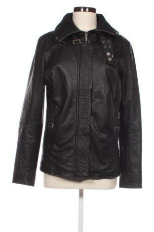 Γυναικείο δερμάτινο μπουφάν, Μέγεθος XL, Χρώμα Μαύρο, Τιμή 43,02 €