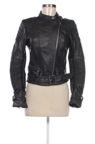 Damen Lederjacke, Größe S, Farbe Schwarz, Preis 16,25 €
