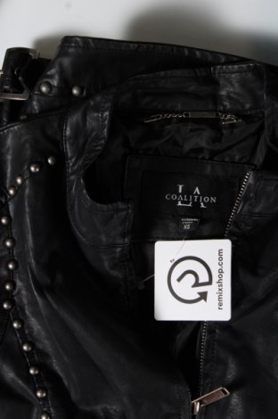 Damen Lederjacke, Größe XS, Farbe Schwarz, Preis 30,69 €