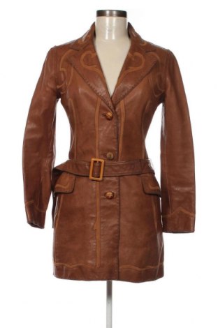 Dámska kožená bunda , Veľkosť M, Farba Hnedá, Cena  67,54 €