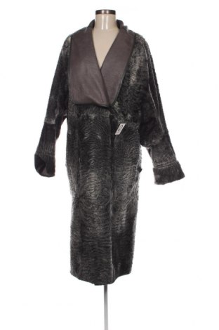 Δερμάτινο γυναικείο παλτό, Μέγεθος L, Χρώμα Γκρί, Τιμή 102,06 €