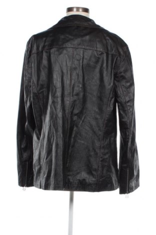 Γυναικείο δερμάτινο μπουφάν, Μέγεθος XXL, Χρώμα Μαύρο, Τιμή 59,57 €