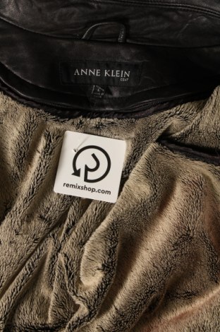 Дамско кожено яке Anne Klein, Размер L, Цвят Черен, Цена 226,00 лв.