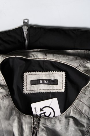 Dámska kožená bunda  Biba, Veľkosť XL, Farba Sivá, Cena  39,44 €