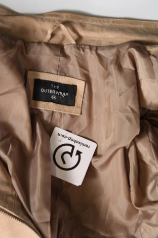 Damen Lederjacke C&A, Größe L, Farbe Beige, Preis € 48,40