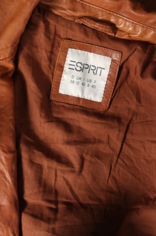 Дамско кожено яке Esprit, Размер M, Цвят Кафяв, Цена 92,95 лв.