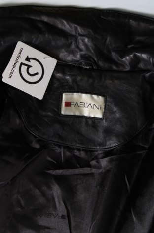 Dámska kožená bunda  Fabiani, Veľkosť L, Farba Čierna, Cena  42,47 €