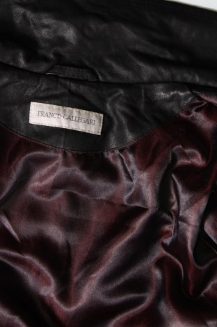 Γυναικείο δερμάτινο μπουφάν Franco Callegari, Μέγεθος L, Χρώμα Μαύρο, Τιμή 43,02 €