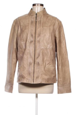 Damen Lederjacke Franco Callegari, Größe XL, Farbe Beige, Preis 52,12 €