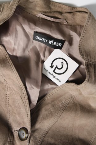 Geacă de piele pentru femei Gerry Weber, Mărime XL, Culoare Bej, Preț 706,25 Lei