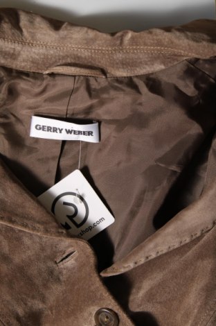 Дамско кожено яке Gerry Weber, Размер M, Цвят Сив, Цена 101,70 лв.