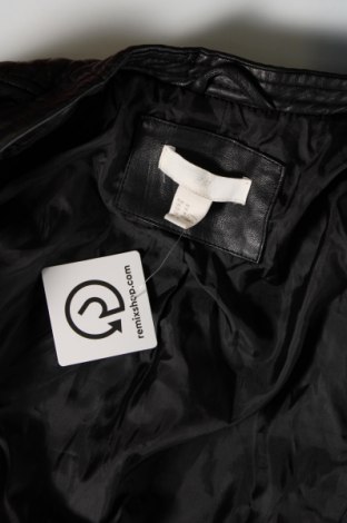 Γυναικείο δερμάτινο μπουφάν H&M, Μέγεθος XL, Χρώμα Μαύρο, Τιμή 19,70 €
