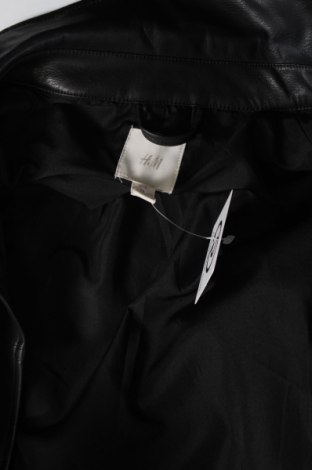 Γυναικείο δερμάτινο μπουφάν H&M, Μέγεθος XS, Χρώμα Μαύρο, Τιμή 28,79 €