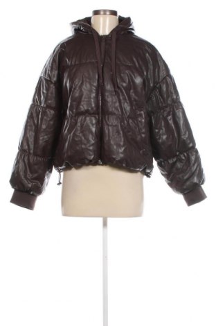 Dámska kožená bunda  H&M Divided, Veľkosť S, Farba Hnedá, Cena  27,78 €