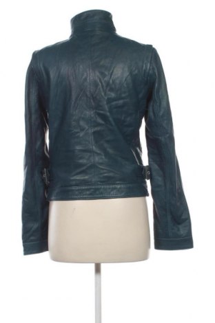 Damen Lederjacke Imitz, Größe M, Farbe Blau, Preis 52,12 €