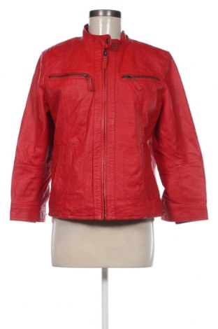 Γυναικείο δερμάτινο μπουφάν Jbc, Μέγεθος XL, Χρώμα Κόκκινο, Τιμή 39,71 €