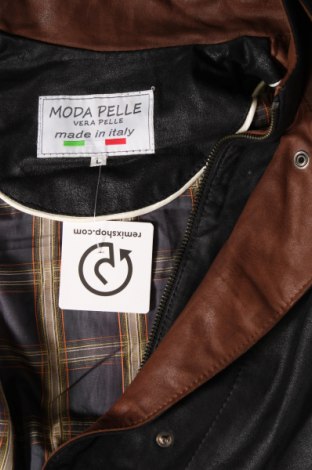 Damen Lederjacke Made In Italy, Größe L, Farbe Schwarz, Preis 48,40 €
