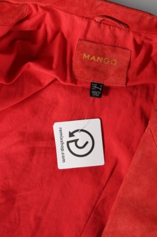 Damen Lederjacke Mango, Größe M, Farbe Rot, Preis 37,09 €