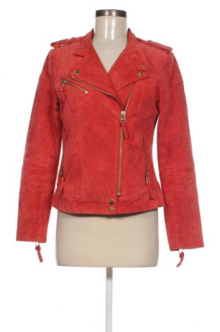 Dámska kožená bunda  Mango, Veľkosť M, Farba Červená, Cena  32,54 €