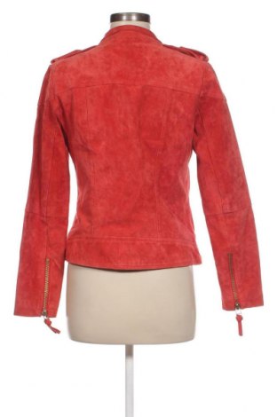 Damen Lederjacke Mango, Größe M, Farbe Rot, Preis 37,09 €