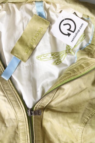 Γυναικείο δερμάτινο μπουφάν Milestone, Μέγεθος M, Χρώμα Πράσινο, Τιμή 62,91 €