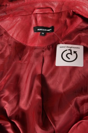 Γυναικείο δερμάτινο μπουφάν More & More, Μέγεθος M, Χρώμα Κόκκινο, Τιμή 55,92 €