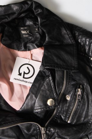Dámska kožená bunda  ONLY, Veľkosť XS, Farba Čierna, Cena  20,93 €