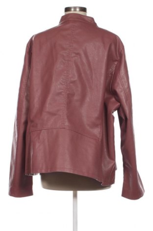 Dámska kožená bunda  ONLY Carmakoma, Veľkosť 3XL, Farba Červená, Cena  20,97 €