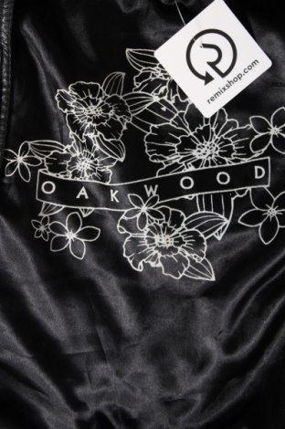 Γυναικείο δερμάτινο μπουφάν Oakwood, Μέγεθος L, Χρώμα Μαύρο, Τιμή 69,90 €