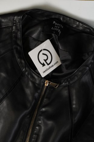 Dámska kožená bunda  Paccio, Veľkosť L, Farba Čierna, Cena  14,28 €