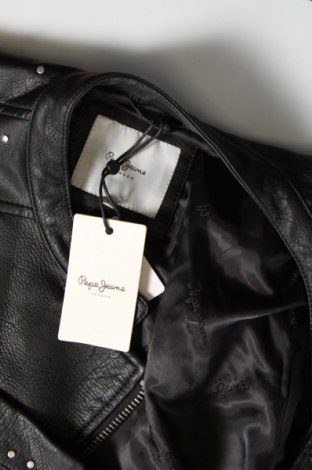 Damen Lederjacke Pepe Jeans, Größe M, Farbe Schwarz, Preis 65,99 €